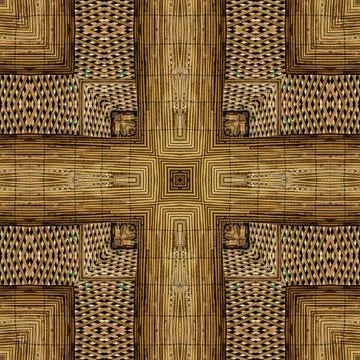 Rustic decorative oak wood pattern as plywood print ideas Illustrazione stock