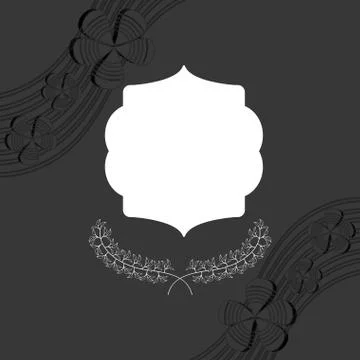 Rustic decorative style Illustrazione stock