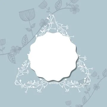 Rustic decorative style Illustrazione stock