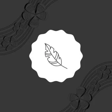 Rustic decorative style Illustrazione stock