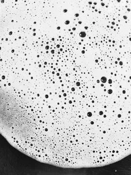 Rustic dish soap foam bubbles background Stock Photos