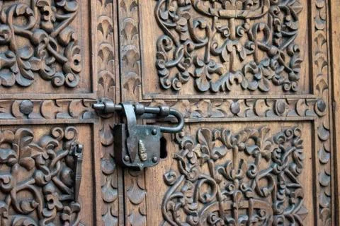 Rustic door 库存照片