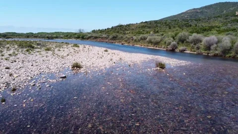 Rustic Elegance: Where Water Meets Wilderness Stock Footage 253545653