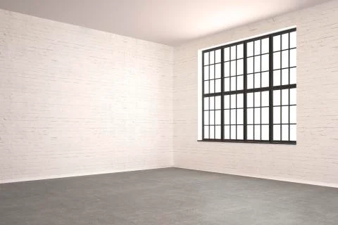 Rustic emty room with stone wall - Illustration 스톡 일러스트