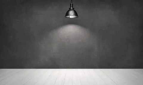 Rustic emty room with stone wall - Illustration Stock Illustration