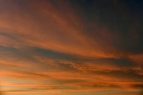 Rustic evening colorful sunset gradient in the evening Stock Photos