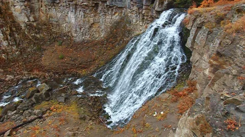 Rustic Falls Yellowstone Video stock 34206738