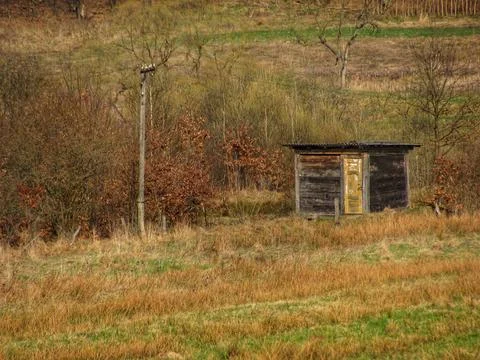 Rustic Field Shack Stock Photos