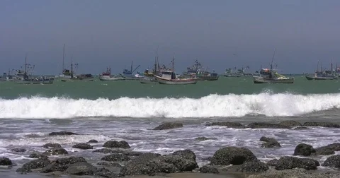 Rustic fishing boats Stock Footage 82594700