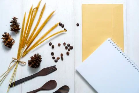 Rustic flat layout9 Stock Photos