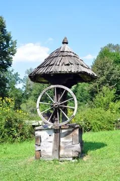 Rustic fountain Stock Photos