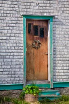 Rustic front door Stock Photos
