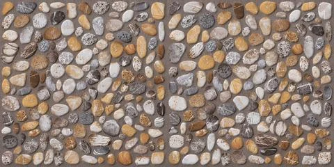 Rustic Geometry  , geometry ceramic tiles for floor and wall. Stock Photos