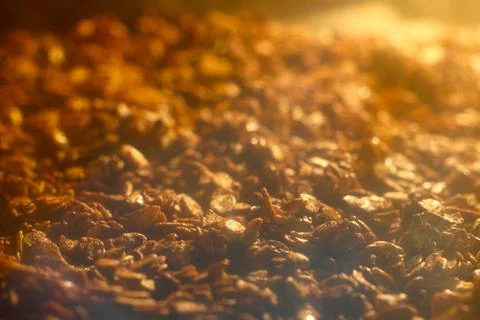 Rustic Granola Texture Inspired by Home Baking for Culinary Design Stock Photos