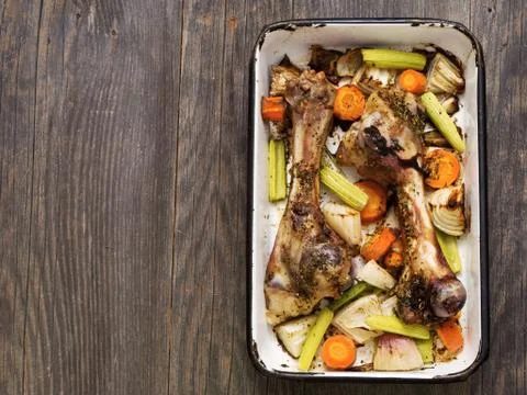 Rustic gravy ingredient Stock Photos