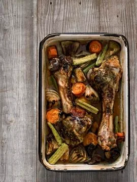 Rustic gravy ingredient Stock Photos