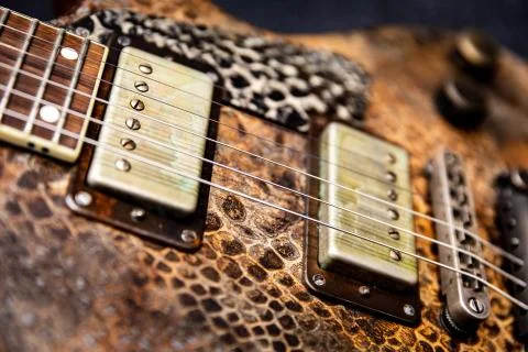 A Rustic Guitar Stock Photos