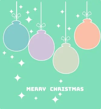 Rustic Holly and Dots Merry Christmas Card Set Stock Illustration