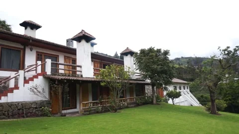 Rustic hotel on Latin America Video stock 248565372