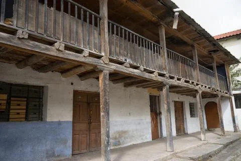 Rustic house facade Stock Photos