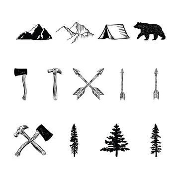 Rustic Illustrations Stock Illustration