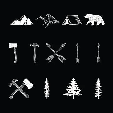 Rustic Illustrations Stock Illustration