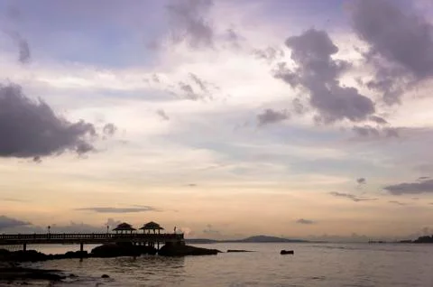 Rustic jetty Stock Photos
