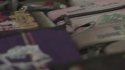 Rustic Jewelry Market Spread Stock Footage 181569002