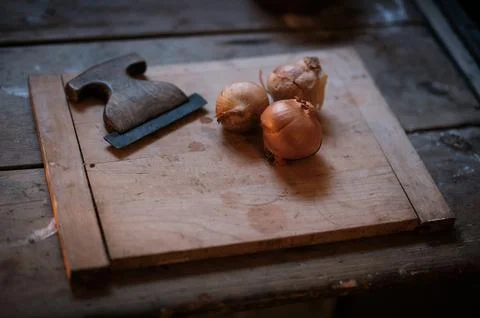 Rustic Kitchen Scene Fotos de archivo