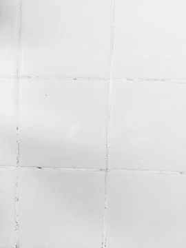 Rustic kitchen tiles panel with classic grout lines background 스톡 사진