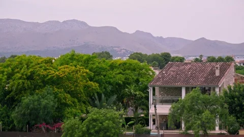 Rustic landscape with mountain views Stock Footage 248360244