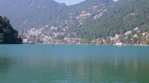 Rustic Living Between Mountains and River Stock Footage 337630301