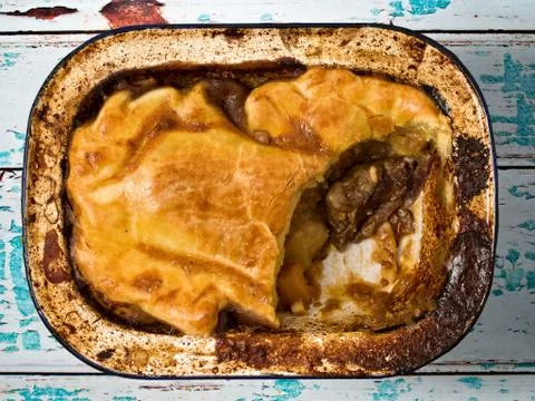 Rustic meat pie Foto stock