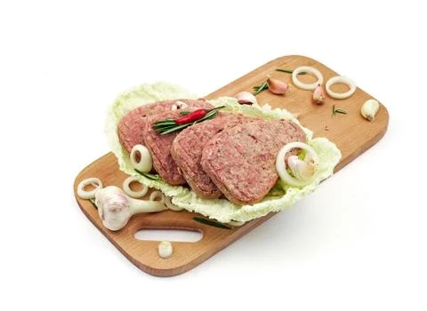 Rustic meatballs with spices 스톡 사진