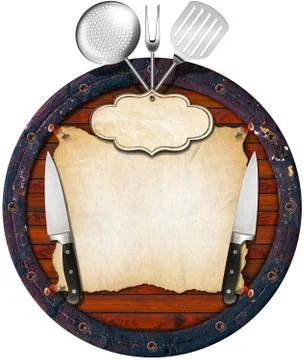 Rustic menu background 스톡 일러스트