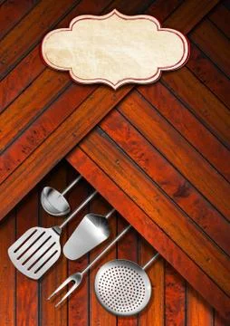 Rustic menu background 스톡 일러스트