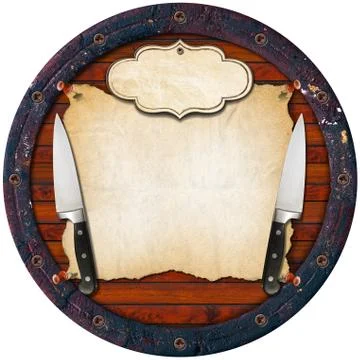 Rustic menu background 스톡 일러스트