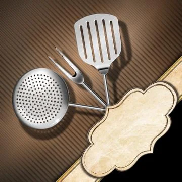 Rustic menu template Illustrazione stock