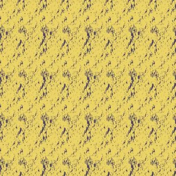 Rustic messy yellow and blue wallpaper texture for background. decorative wal Stock Illustration
