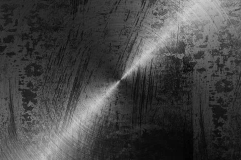 Rustic metal background circular polished. old rustic metal texture. Stock Illustration