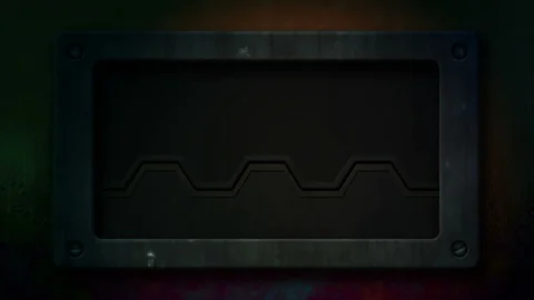 Rustic Metal Porthole Stock Footage 113359019