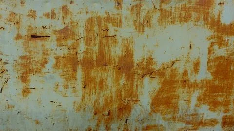 Rustic Metallic Surface With a Weathered Texture in Warm Earthy Tones Foto stock
