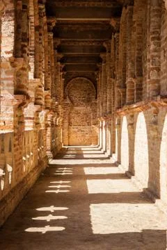 Rustic moroccan corridor Fotos de archivo
