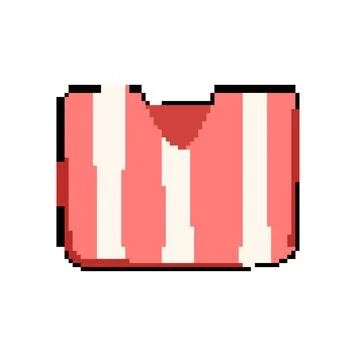 Rustic napkin holder pixel art vector illustration Stock Illustration
