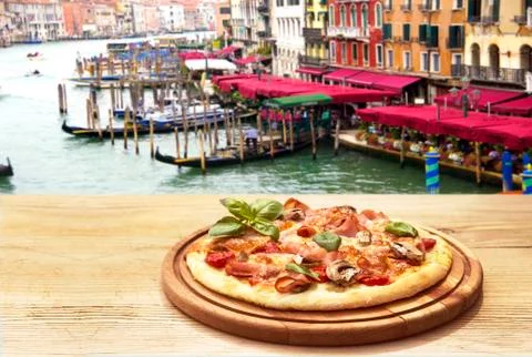 Rustic oizza Stockfoto's