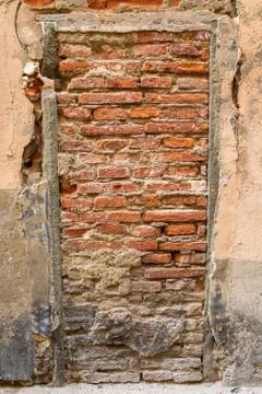 Rustic Old Brick Wall Texture Stock Photos