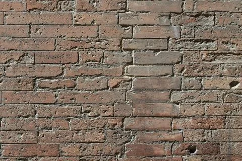 Rustic Old Brick Wall Texture. Stock Photos