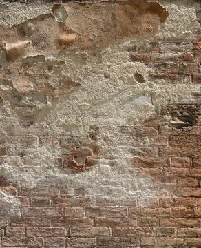 Rustic Old Brick Wall Texture. Stock Photos