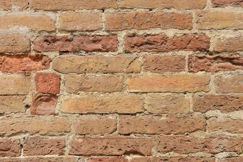 Rustic Old Brick Wall Texture. Stock Photos