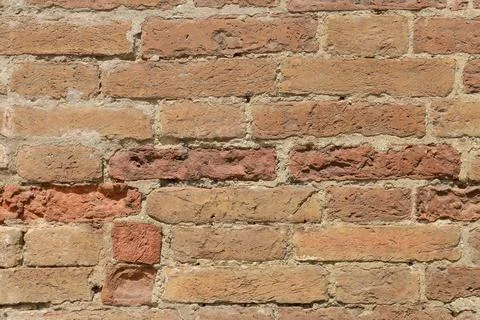Rustic Old Brick Wall Texture. Stock Photos